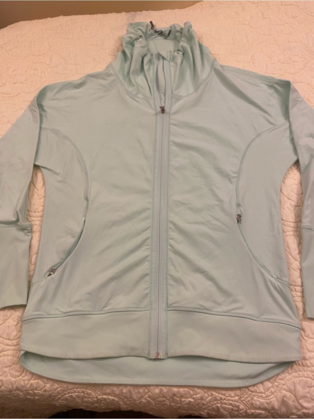lululemon athletica mint green zip hoodie